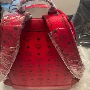 MCM | Bags | Mcm Scarlet Backpack With Silver Accents | Poshmark display picture 3